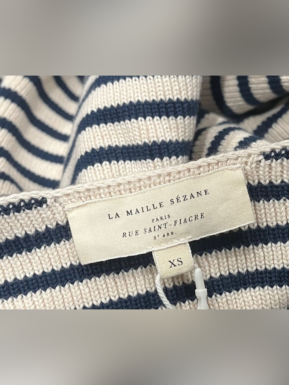 SEZANE DAISY JUMPER STRIPED SWEATER NWT - Picture 9 of 11